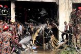 Tragedia v Bangladesi Armadne lietadlo sa zrutilo na skolu 19 mrtvych