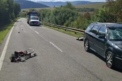 Bardejov: Zrážku s autom neprežil 75-ročný cyklista