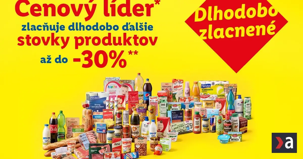 Lidl sa vyplatí: Cenový líder dlhodobo zlacňuje stovky ďalších produktov