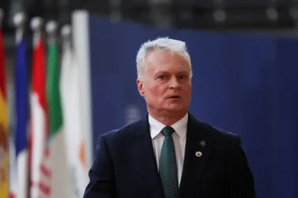 NATO zostrelilo dron nad Litvou, potvrdil Nauséda