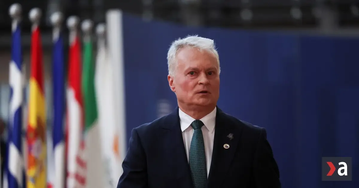 NATO zostrelilo dron nad Litvou, potvrdil Nauséda