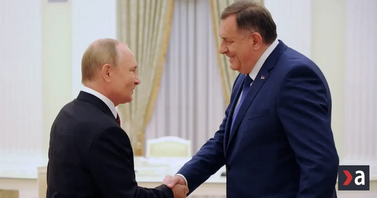 Putin vyjadril podporu Dodikovi pred bosnianskymi voľbami