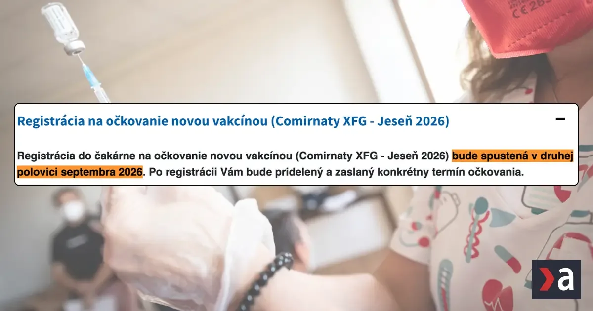 Sezóna prichádza: Česi sa už vo veľkom očkujú, na Slovensku registrácia nezačala