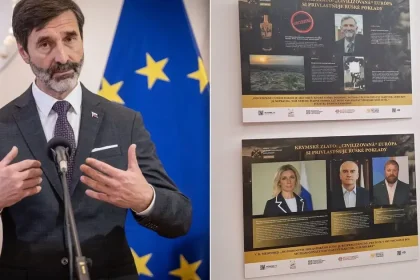 Slovensko odsúdilo výstavu o krymskom zlate, Rusi v Bratislave obhajujú anexiu Krymu