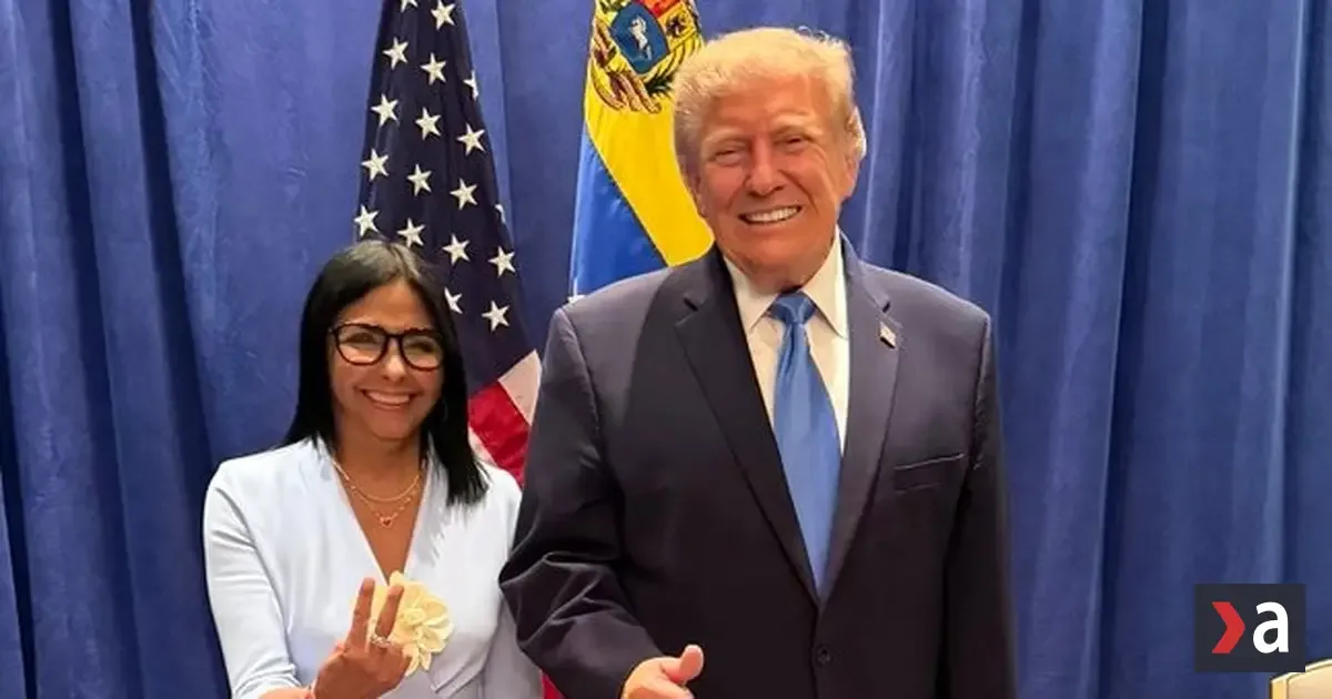 Trump sa po prvý raz stretol s dočasnou líderkou Venezuely, potvrdil Marco Rubio