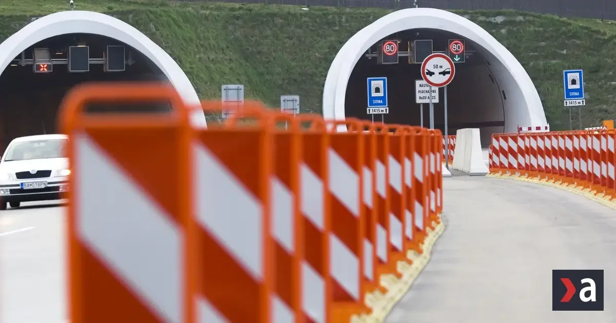 Tunel Sitina čaká uzávera v oboch smeroch, vodiči musia ísť obchádzkami