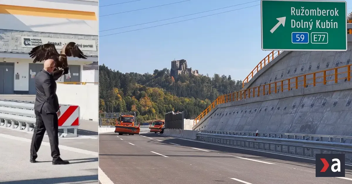 Otvorenie diaľnice D1 pri Ružomberku vyvolalo na Slovensku vlnu kritiky