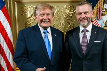 Peter Pellegrini zverejnil fotografiu s Donaldom Trumpom po rozhovore v New Yorku